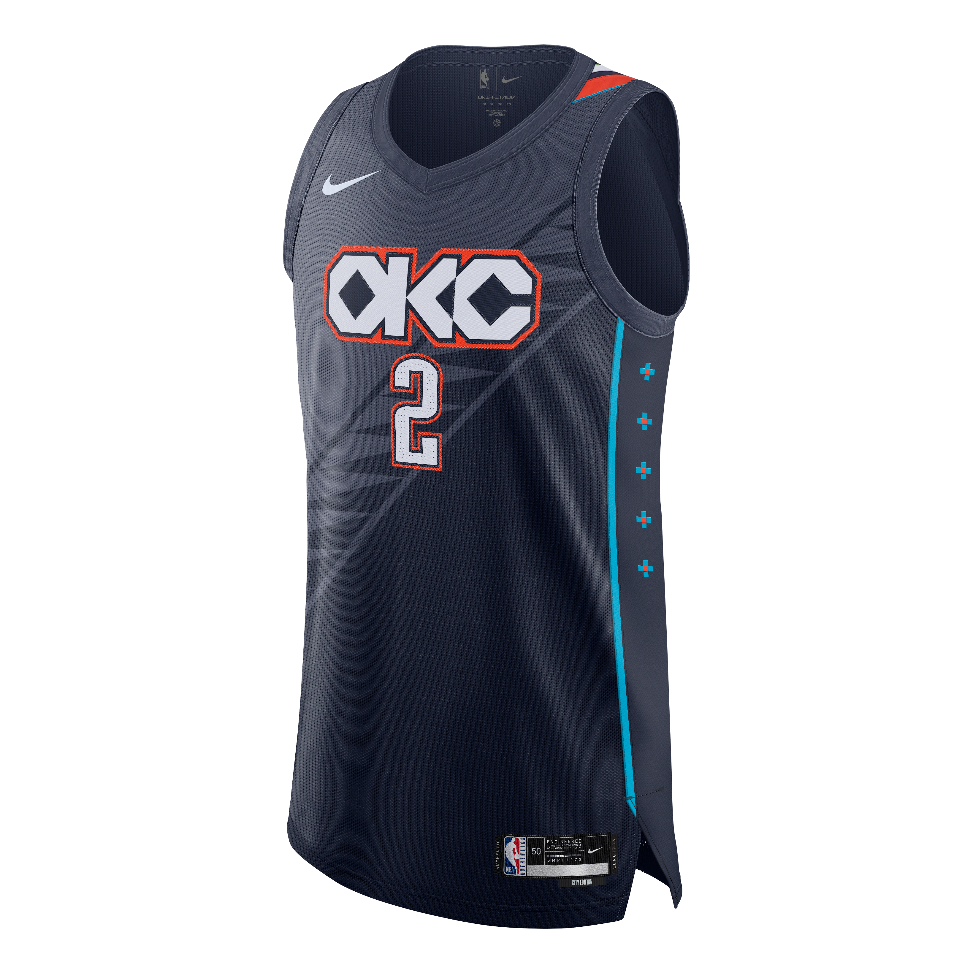 Игровая майка Nike Shai Gilgeous-Alexander Oklahoma City Thunder City Edition NBA Authentic Jersey 'Thunder Blue'
Игровая майка Nike Shai Gilgeous-Alexander Oklahoma City Thunder City Edition NBA Authentic Jersey 'Thunder Blue'