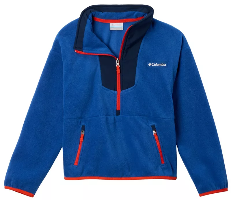 Детский флисовый пуловер с молнией 1/2 от Columbia Sequoia Grove, цвет Mountain Blue/Collgte Nvy
Детский флисовый пуловер с молнией 1/2 от Columbia Sequoia Grove, цвет Mountain Blue/Collgte Nvy