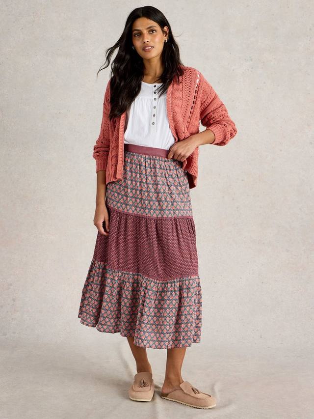 Мабель абстрактная многоярусная миди-юбка White Stuff, Navy/Multi
Мабель абстрактная многоярусная миди-юбка White Stuff, Navy/Multi