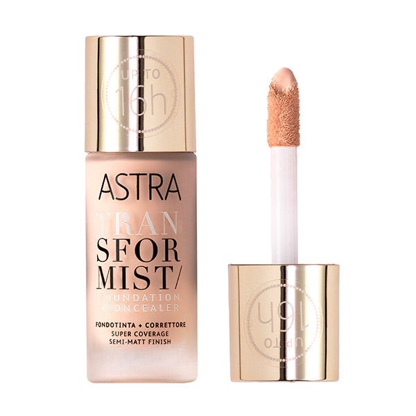 Стойкая тональная основа и консилер ASTRA MAKEUP Transformist Foundation + Concealer, 1C Swan
Стойкая тональная основа и консилер ASTRA MAKEUP Transformist Foundation + Concealer, 1C Swan