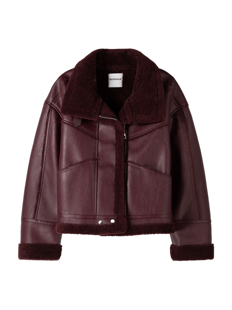 Межсезонная куртка Bershka, красный
Межсезонная куртка Bershka, красный