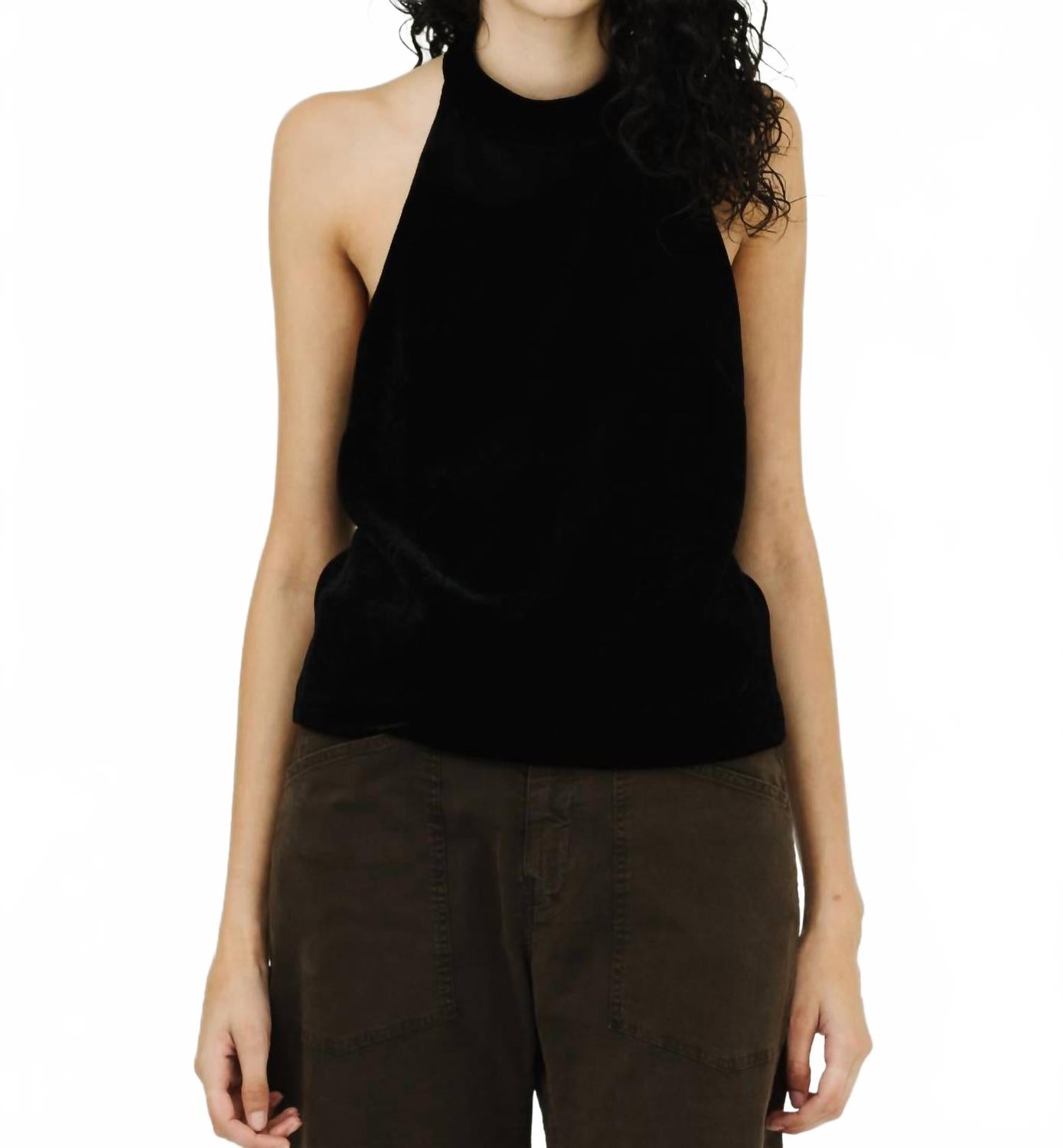 NILI LOTAN Топ-халтер "Пенелоппа" черного цвета
NILI LOTAN Топ-халтер "Пенелоппа" черного цвета