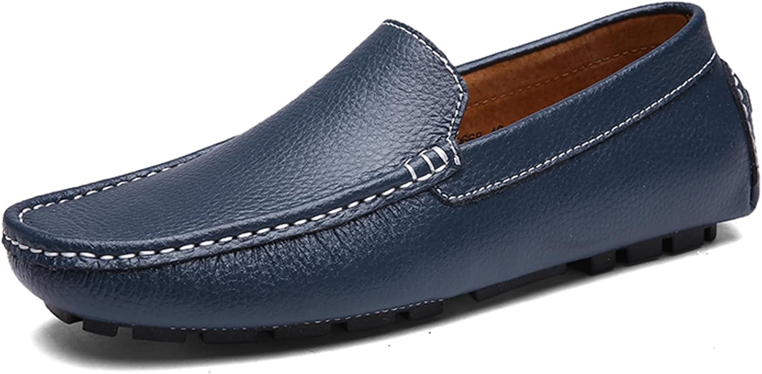 Мужские кожаные лоферы WUIWUIYU, повседневные слипоны, мягкие пенни-лоферы, обувь для прогулок, вождения и для яхты, темно-синий
Мужские кожаные лоферы WUIWUIYU, повседневные слипоны, мягкие пенни-лоферы, обувь для прогулок, вождения и для яхты, темно-синий