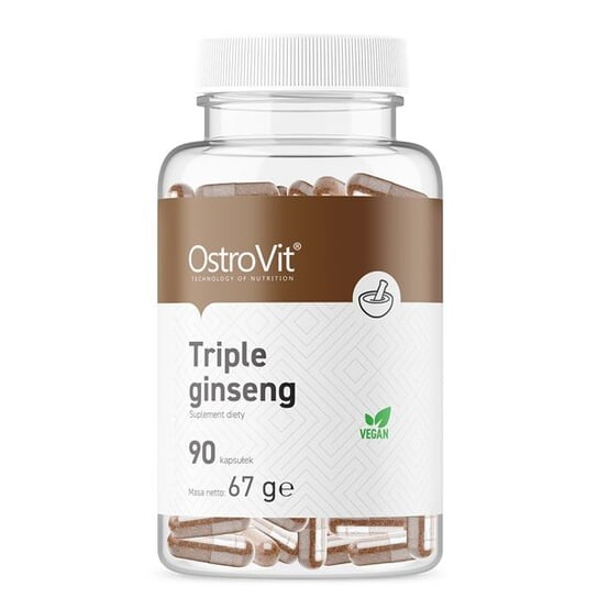 OstroVit, Ginseng VEGE 90 капсул Тройная форма стресс
OstroVit, Ginseng VEGE 90 капсул Тройная форма стресс