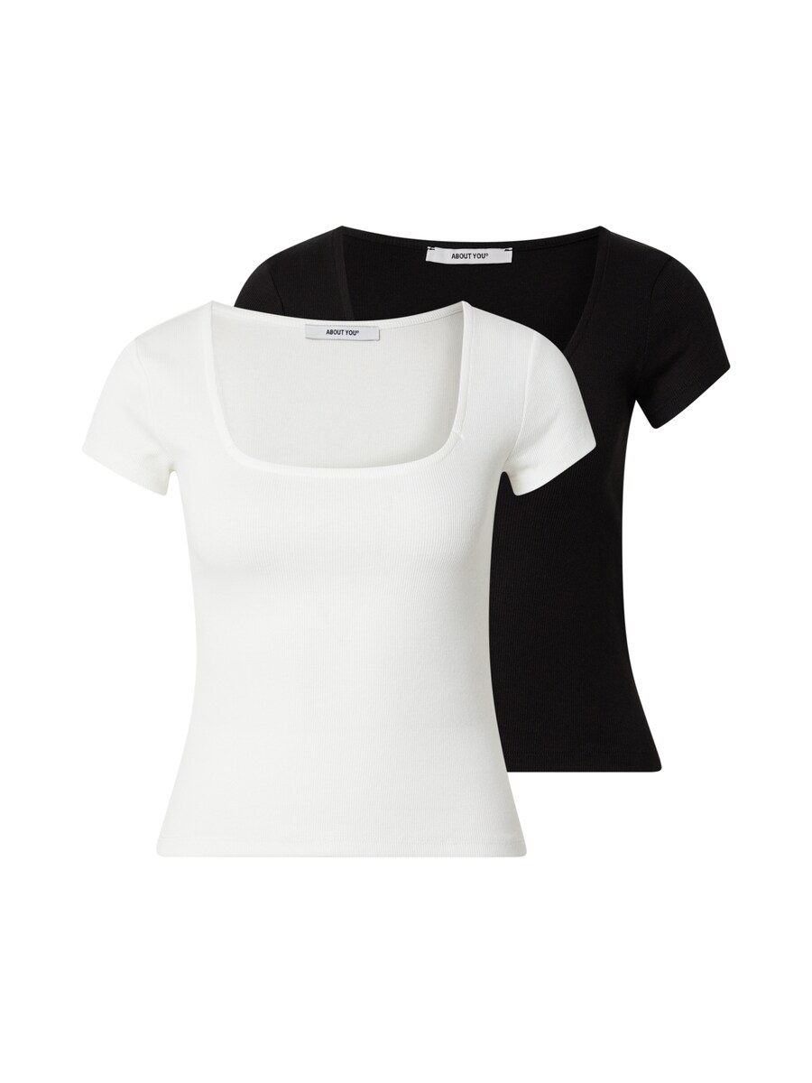 Рубашка ABOUT YOU Lil, черный/белый
Рубашка ABOUT YOU Lil, черный/белый