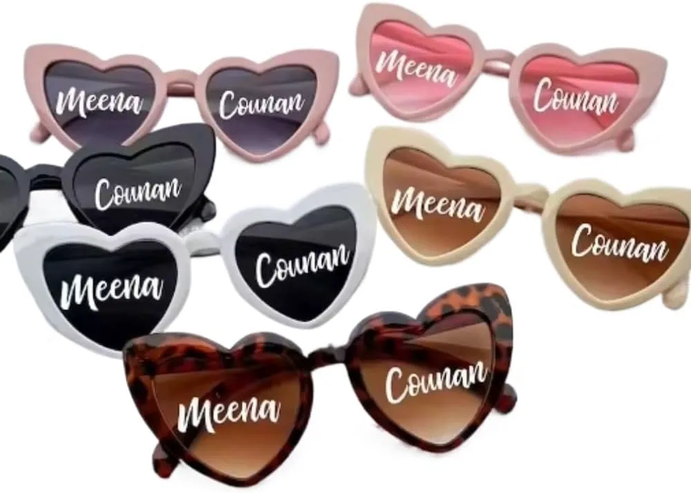 Персонализированные свадебные солнцезащитные очки в форме сердца, белые, с индивидуальным именем, датой свадьбы, инициалами, подарок Hainadian, Personalised
Персонализированные свадебные солнцезащитные очки в форме сердца, белые, с индивидуальным именем, датой свадьбы, инициалами, подарок Hainadian, Personalised