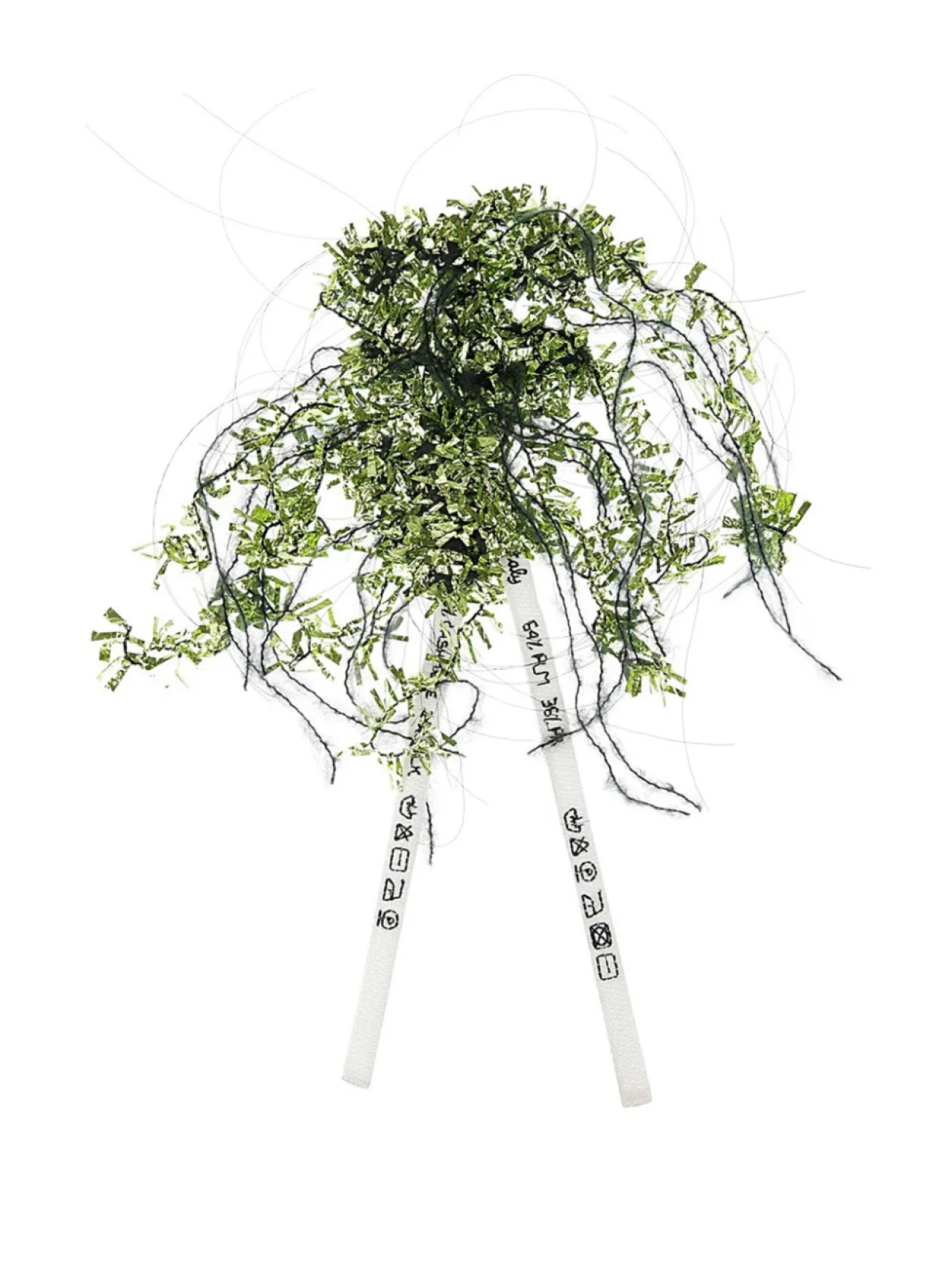 LUSSI брошь с люрексом, зеленый
LUSSI брошь с люрексом, зеленый