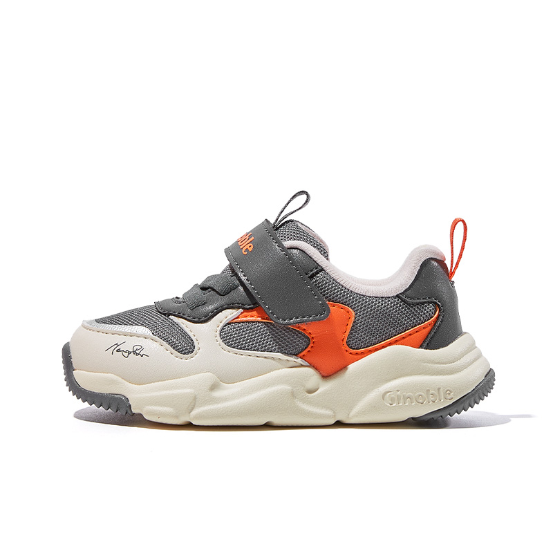 Support Lightweight Cushioning, универсальные повседневные кроссовки для мальчиков и девочек GINOBLE, серый/айвори белый/оранжевый a
Support Lightweight Cushioning, универсальные повседневные кроссовки для мальчиков и девочек GINOBLE, серый/айвори белый/оранжевый a