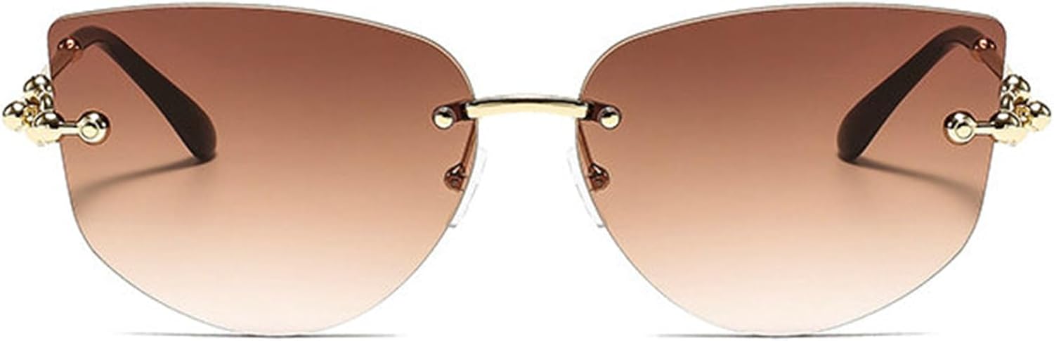 Модные и милые солнцезащитные очки без оправы «кошачий глаз» для женщин. Стильные солнцезащитные очки большого размера с градиентным переходом цвета, защита от ультрафиолета UV400 willochra, C6
Модные и милые солнцезащитные очки без оправы «кошачий глаз» для женщин. Стильные солнцезащитные очки большого размера с градиентным переходом цвета, защита от ультрафиолета UV400 willochra, C6