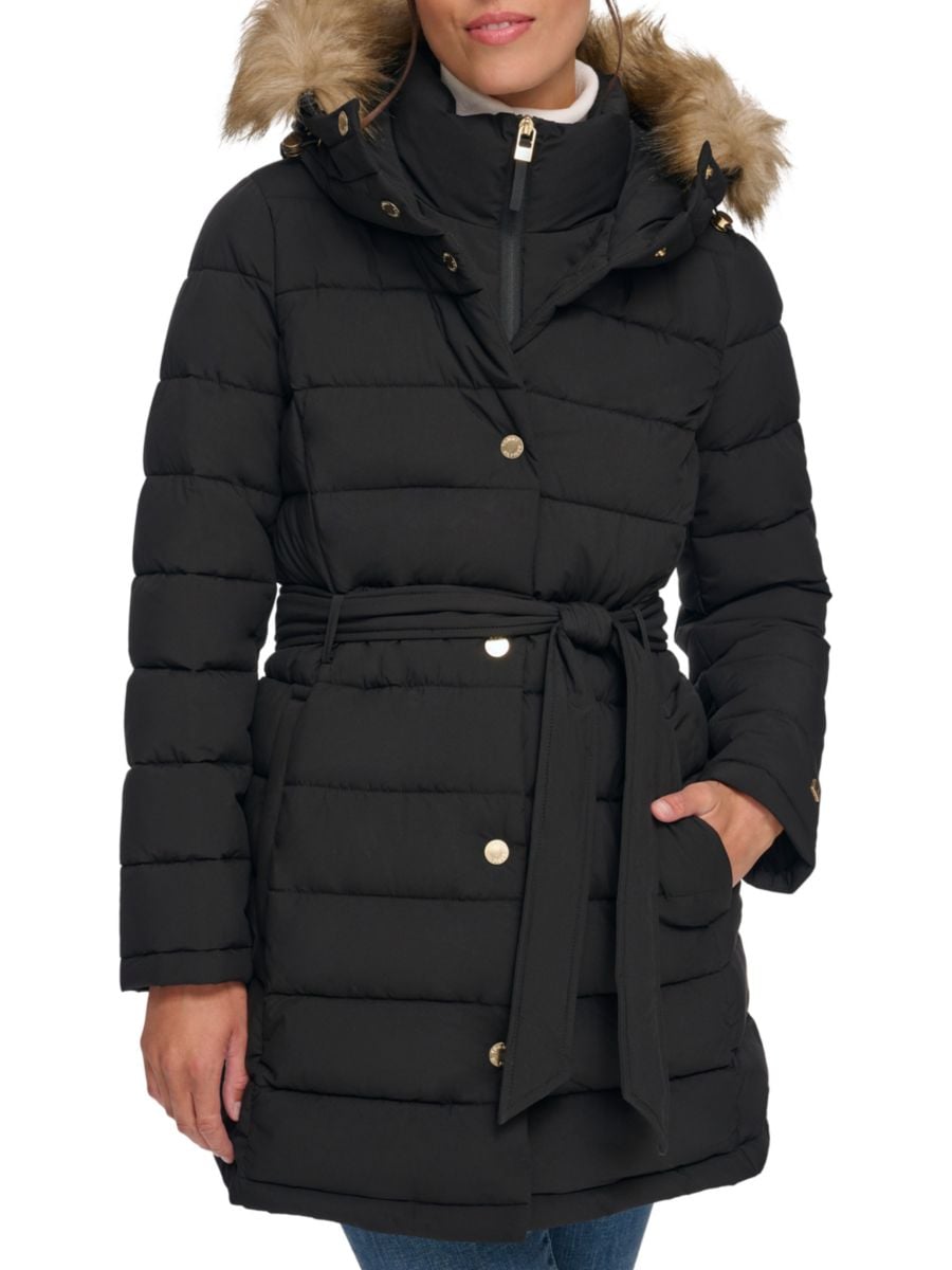 Куртка-пуховик с поясом Tommy Hilfiger, черный
Куртка-пуховик с поясом Tommy Hilfiger, черный