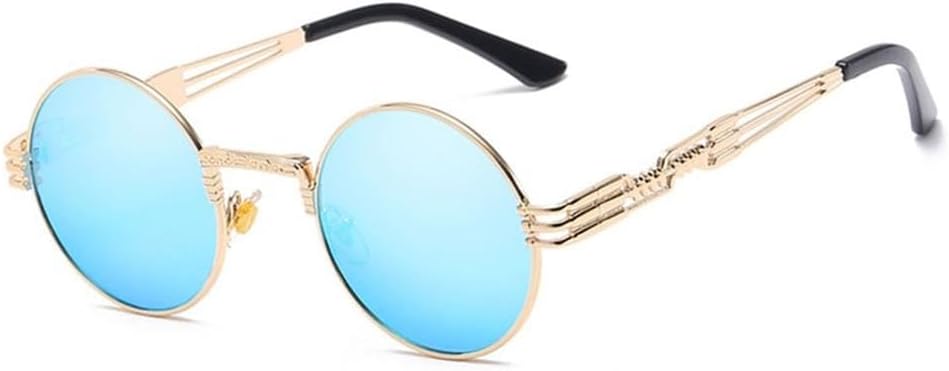 Модные ретро-солнцезащитные очки в стиле стимпанк с металлическими дужками для мужчин и женщин, разноцветные, в стиле панк, с защитой от ультрафиолета UV400 LOVQZAOF, N13 Gold Iceblue
Модные ретро-солнцезащитные очки в стиле стимпанк с металлическими дужками для мужчин и женщин, разноцветные, в стиле панк, с защитой от ультрафиолета UV400 LOVQZAOF, N13 Gold Iceblue