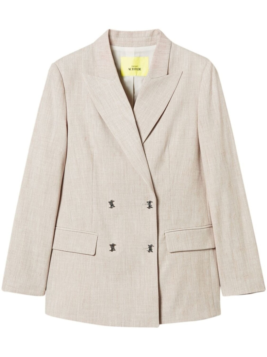 Меланжевый блейзер MYFO TWINSET, нейтральный цвет
Меланжевый блейзер MYFO TWINSET, нейтральный цвет