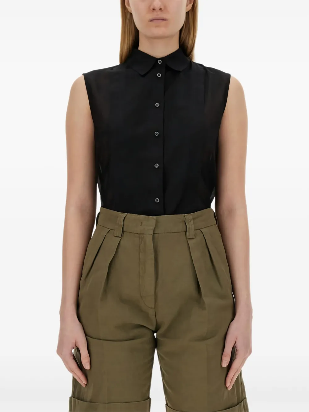 Футболка без рукавов ASPESI, черный
Футболка без рукавов ASPESI, черный