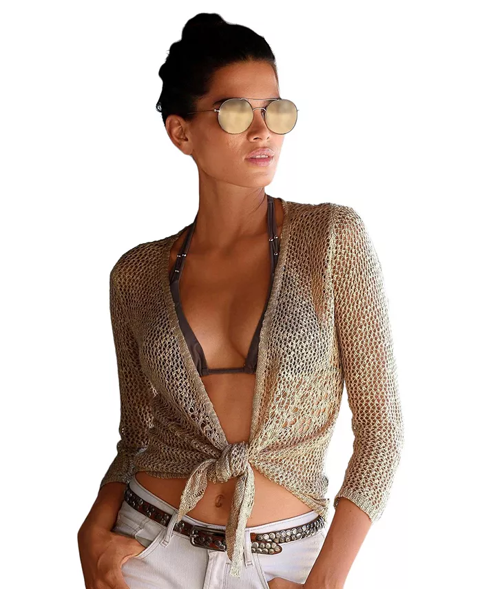 Женский ажурный кардиган LASCANA, коричневый/бежевый
Женский ажурный кардиган LASCANA, коричневый/бежевый