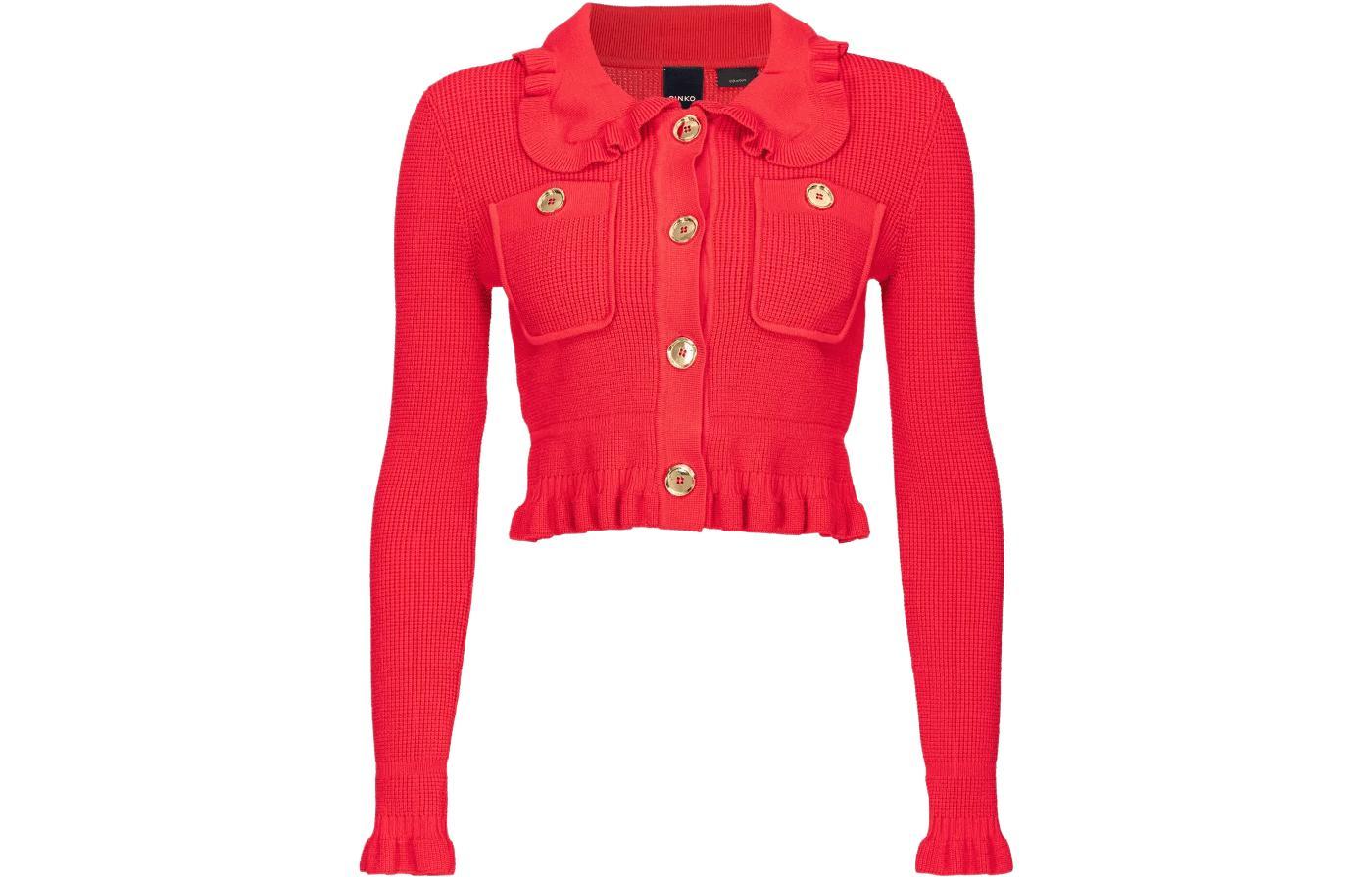 Кардиган с воротником Питер Пэн PINKO, красный
Кардиган с воротником Питер Пэн PINKO, красный