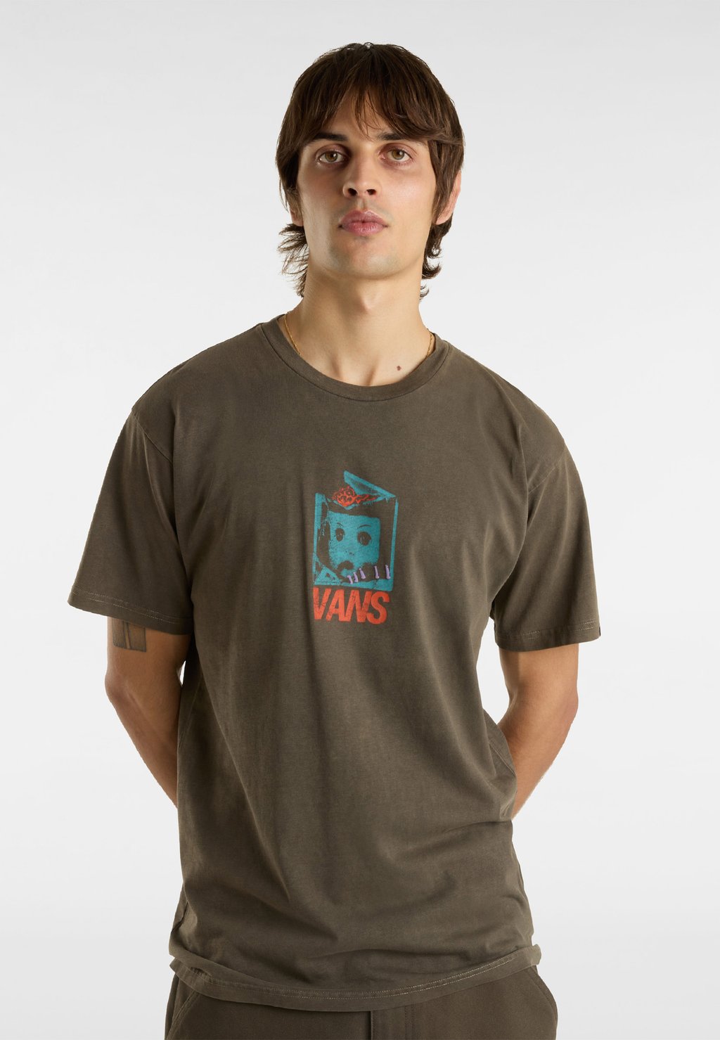 Футболка с принтом DOLLFACE Vans, темно-коричневый
Футболка с принтом DOLLFACE Vans, темно-коричневый