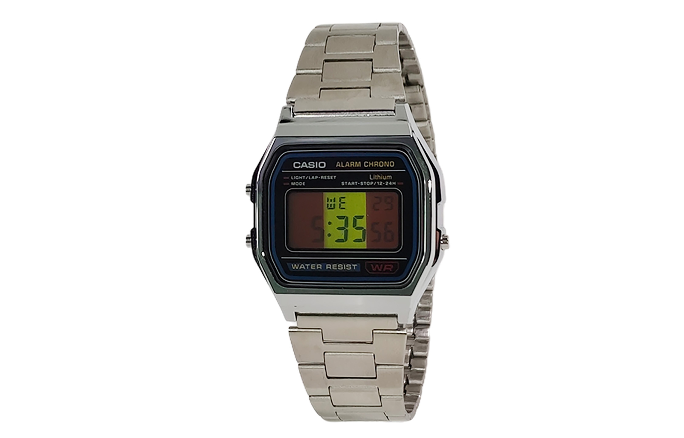 CASIO Кварцевые часы унисекс с черным циферблатом на стальном браслете
CASIO Кварцевые часы унисекс с черным циферблатом на стальном браслете