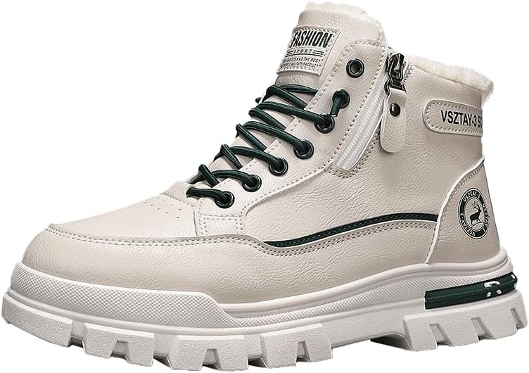 Мужские ботинки Мотоциклетные ботинки для мужчин Зимние снежные ботинки Теплые с меховой подкладкой Ботинки для походов Круглый носок Шнуровка Повседневная обувь с боковой молнией Hhhchpm, бежевый
Мужские ботинки Мотоциклетные ботинки для мужчин Зимние снежные ботинки Теплые с меховой подкладкой Ботинки для походов Круглый носок Шнуровка Повседневная обувь с боковой молнией Hhhchpm, бежевый