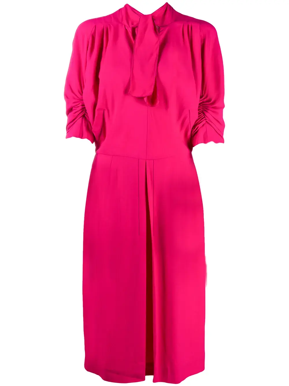 Платье с завязками и сборками на рукавах Marni, розовый
Платье с завязками и сборками на рукавах Marni, розовый