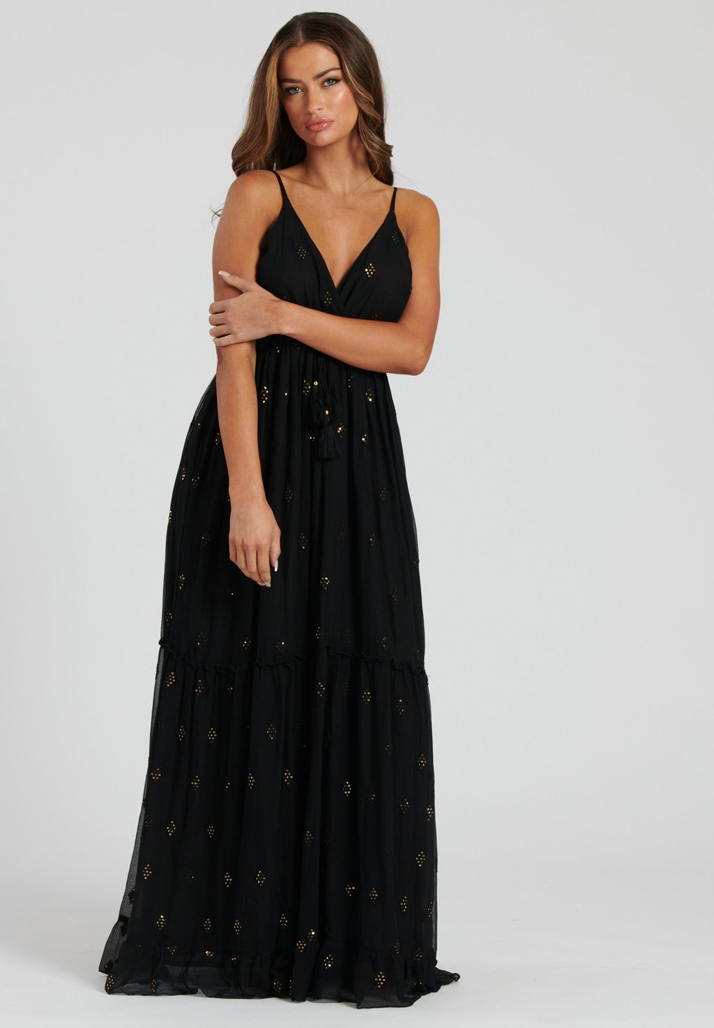Повседневное платье SUMMER SEQUIN DETAIL CAMI V NECK South Beach, черный
Повседневное платье SUMMER SEQUIN DETAIL CAMI V NECK South Beach, черный