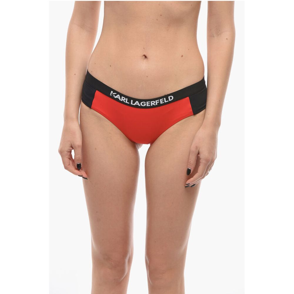 Двухцветный спортивный плавки бикини с резинкой с логотипом на Karl Lagerfeld, Bicolor
Двухцветный спортивный плавки бикини с резинкой с логотипом на Karl Lagerfeld, Bicolor