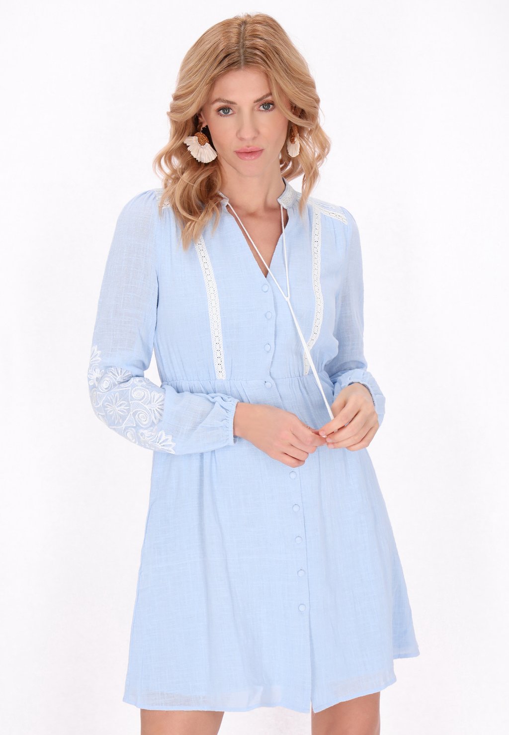 Платье-рубашка usha, синий
Платье-рубашка usha, синий