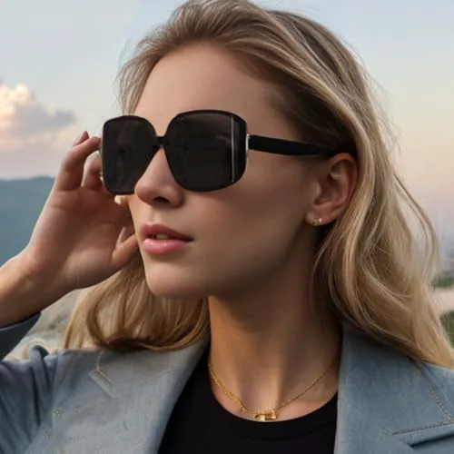 Большие солнцезащитные очки для женщин, крупная оправа, изогнутые линзы, солнцезащитные очки-щиток для женщин, C6, бежево-серый, один размер MTZJH, One Color
Большие солнцезащитные очки для женщин, крупная оправа, изогнутые линзы, солнцезащитные очки-щиток для женщин, C6, бежево-серый, один размер MTZJH, One Color