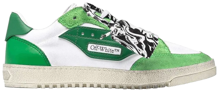 Кроссовки Off-White 5.0 Low 'White Green', белый 
Кроссовки Off-White 5.0 Low 'White Green', белый