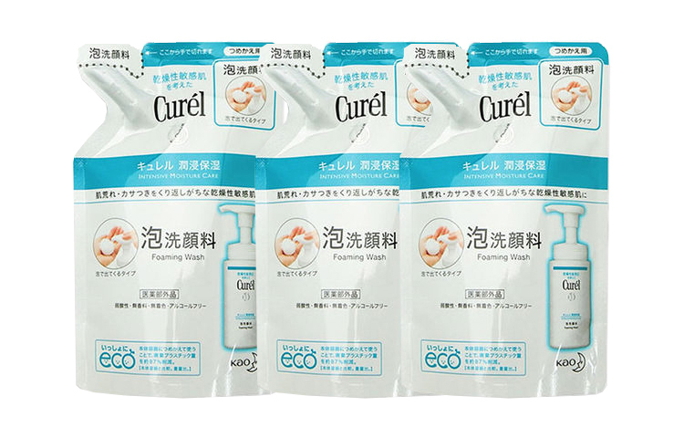 Очищающая пенка для умывания KERUN с увлажняющим эффектом, средство для снятия макияжа 130ml/130ml*2/130ml*3 Curél
Очищающая пенка для умывания KERUN с увлажняющим эффектом, средство для снятия макияжа 130ml/130ml*2/130ml*3 Curél