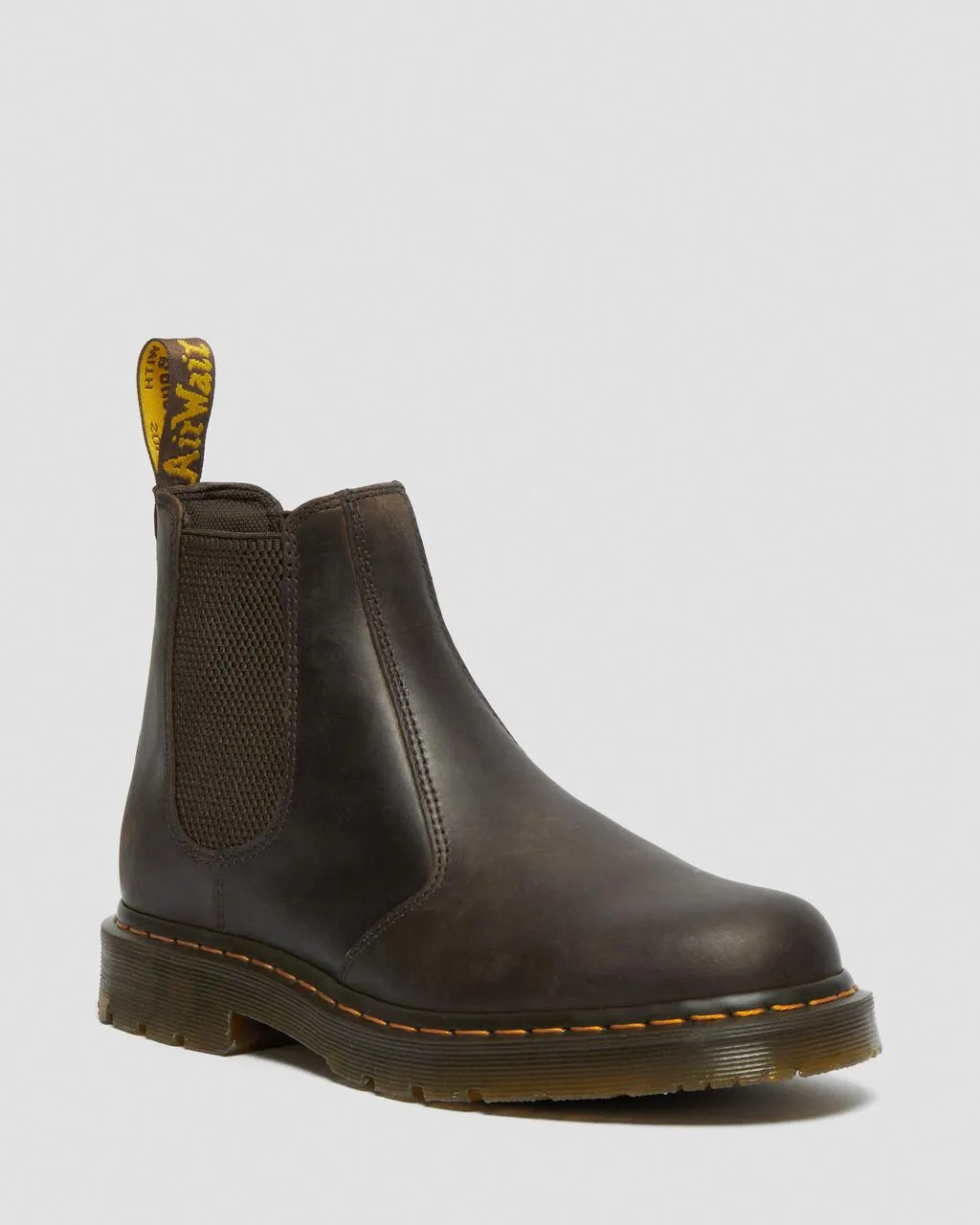 Ботинки челси из нескользящей кожи Dr. Martens 2976, цвет Dark Brown — Crazy Horse
Ботинки челси из нескользящей кожи Dr. Martens 2976, цвет Dark Brown — Crazy Horse