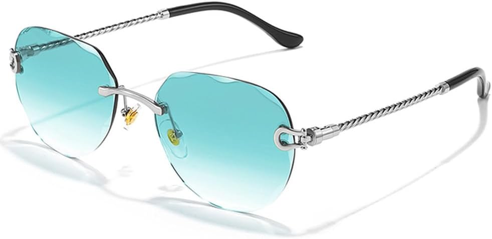 Солнцезащитные очки Polygon Gradient для женщин с металлическими изогнутыми дужками, модель Ocean, без оправы, модные солнцезащитные очки для женщин с защитой от УФ-излучения UV400 WNCKSQ, C01 Silver Green
Солнцезащитные очки Polygon Gradient для женщин с металлическими изогнутыми дужками, модель Ocean, без оправы, модные солнцезащитные очки для женщин с защитой от УФ-излучения UV400 WNCKSQ, C01 Silver Green