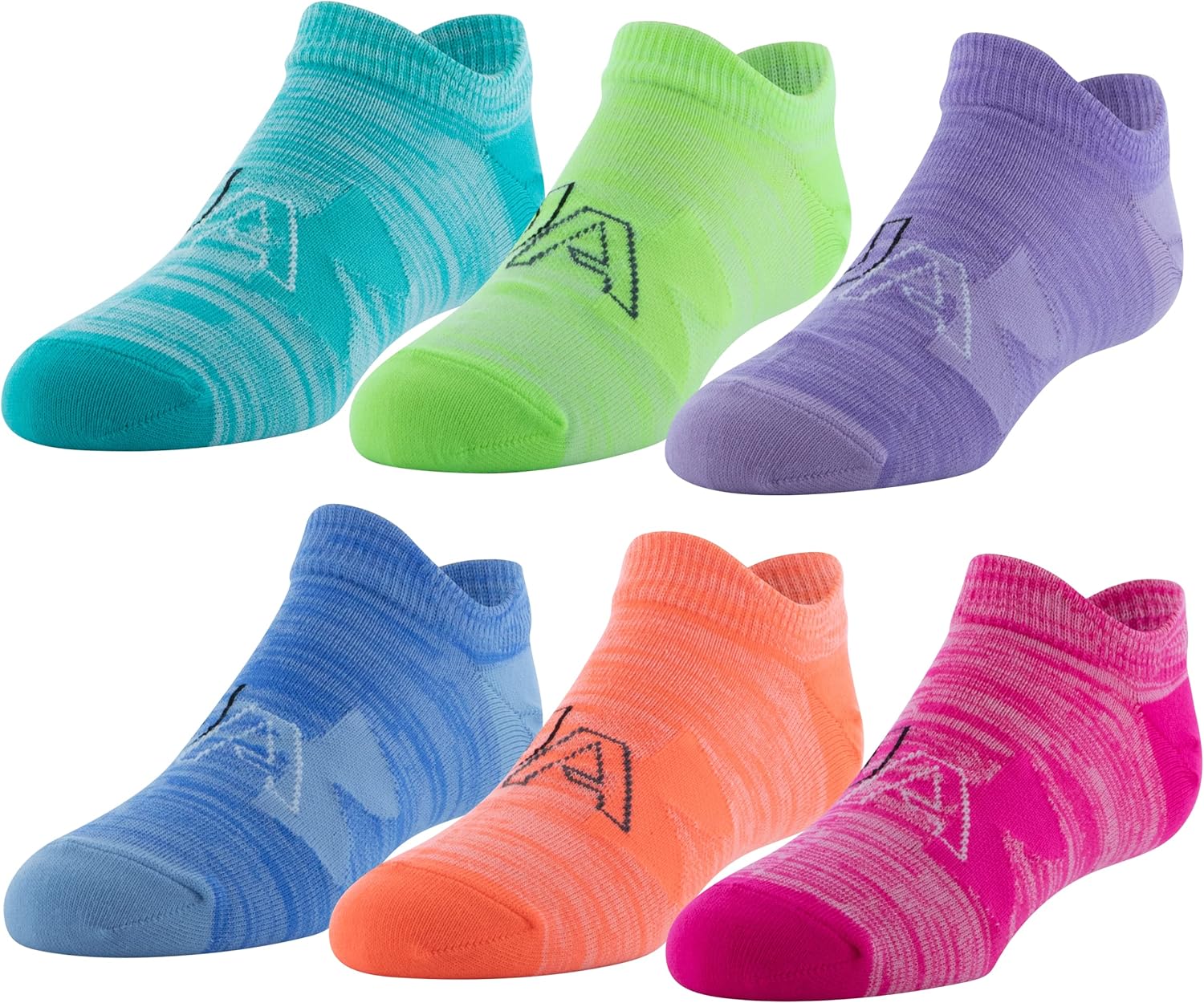 Легкие носки-невидимки Under Armour Kids' Essential 2.0 (6 шт.), Electro Pink/Electro Tangerine/Electro Pink
Легкие носки-невидимки Under Armour Kids' Essential 2.0 (6 шт.), Electro Pink/Electro Tangerine/Electro Pink
