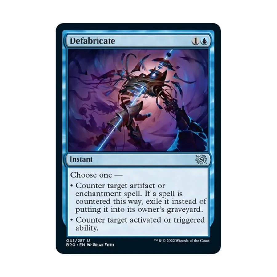 CCG Дефабрикация (U), MTG - The Brothers War 
CCG Дефабрикация (U), MTG - The Brothers War