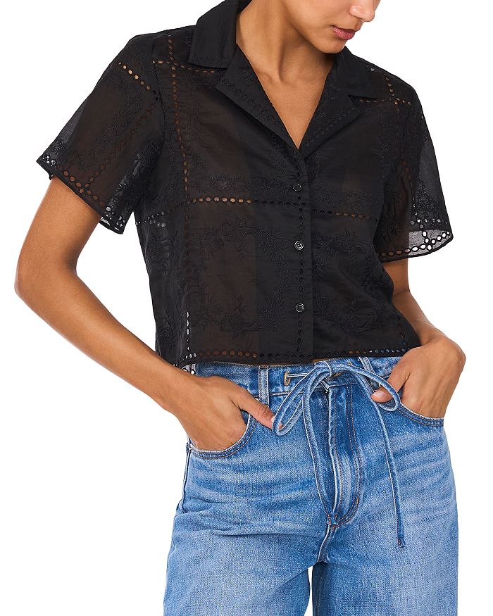 Рубашка с пуговицами Camp 1.STATE, черный 
Рубашка с пуговицами Camp 1.STATE, черный