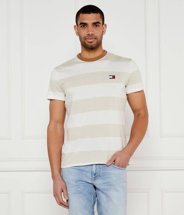 Футболка мужская Tommy Jeans в полоску, бежевый
Футболка мужская Tommy Jeans в полоску, бежевый