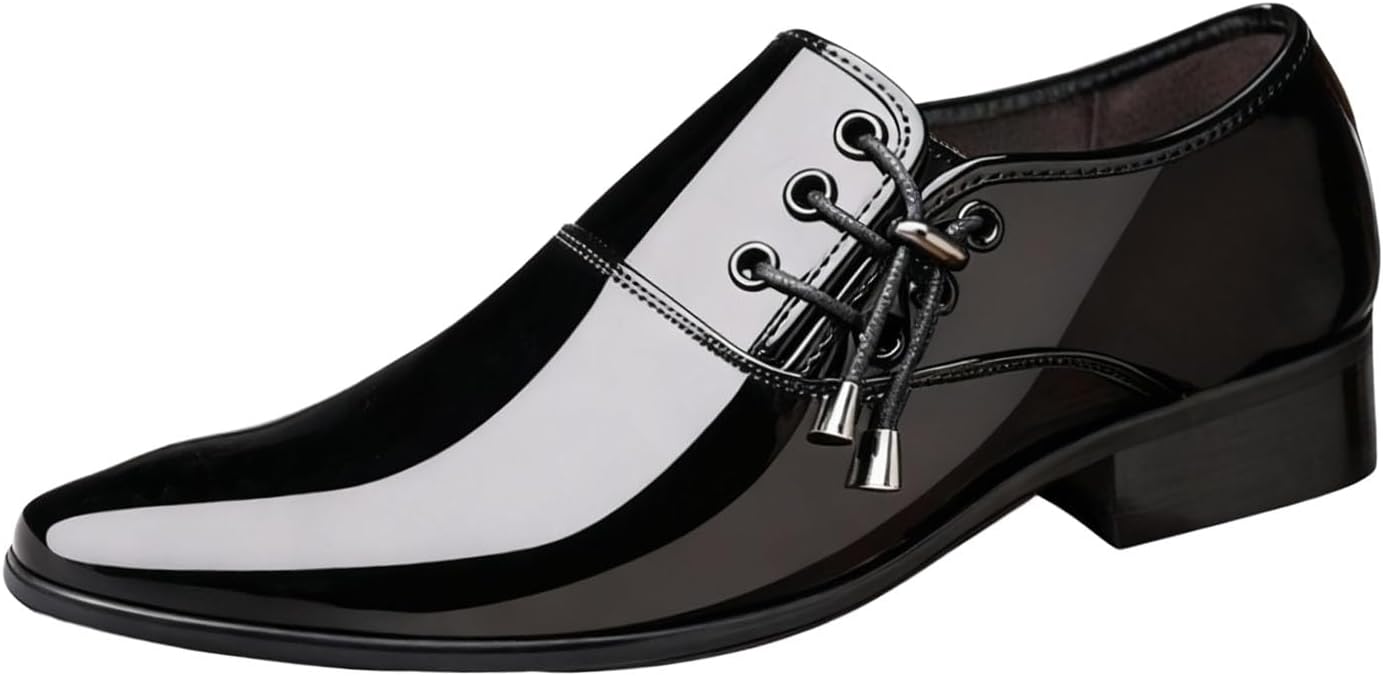 Мужские лоферы из лакированной кожи с боковыми шнурками, массивным каблуком, винтажные, удобные, с заостренным носком, противоскользящей резиновой подошвой, оксфорды, стильные, для бизнеса, работы, свадьбы, вечеринки или выпускного вечера Nxnbhs...
Мужские лоферы из лакированной кожи с боковыми шнурками, массивным каблуком, винтажные, удобные, с заостренным носком, противоскользящей резиновой подошвой, оксфорды, стильные, для бизнеса, работы, свадьбы, вечеринки или выпускного вечера Nxnbhs...