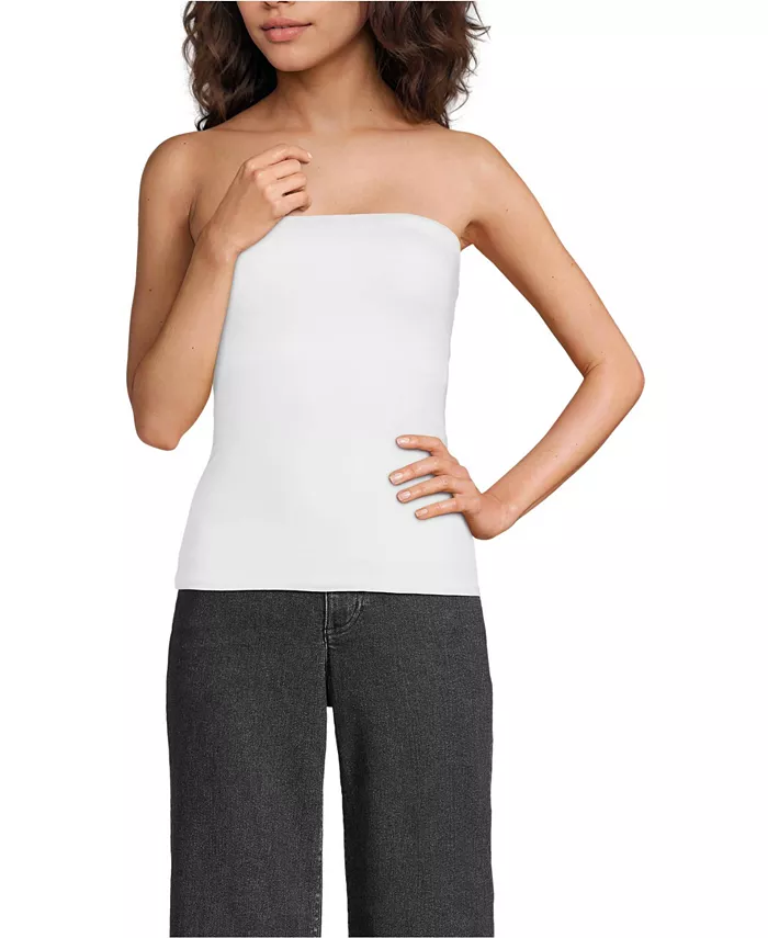 Женский облегающий топ-трубка Lands' End, белый
Женский облегающий топ-трубка Lands' End, белый