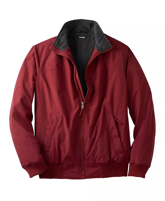 Мужская утепленная куртка-бомбер Big & Tall с подкладкой из флиса KingSize, красный
Мужская утепленная куртка-бомбер Big & Tall с подкладкой из флиса KingSize, красный