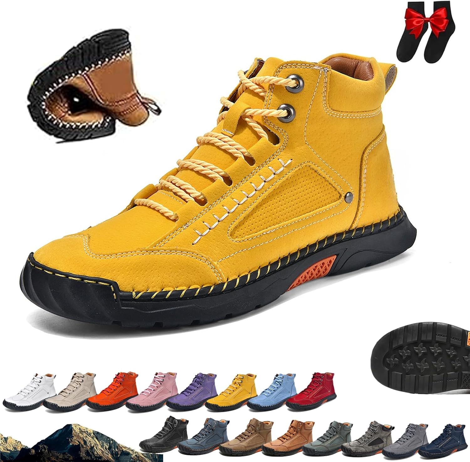 Мужские ортопедические кожаные ботинки без шнурков, мужские удобные ручной работы кожаные ботинки - водонепроницаемые, с поддержкой свода стопы, снятием давления, просторным носком, наружные кожаные туфли для прогулок, вождения и кроссовки Ghtrh...
Мужские ортопедические кожаные ботинки без шнурков, мужские удобные ручной работы кожаные ботинки - водонепроницаемые, с поддержкой свода стопы, снятием давления, просторным носком, наружные кожаные туфли для прогулок, вождения и кроссовки Ghtrh...