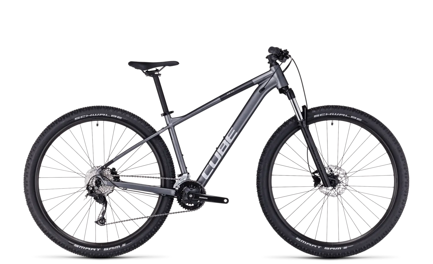 Велосипед хардтейл Cube Aim SLX, graphite´n´metal
Велосипед хардтейл Cube Aim SLX, graphite´n´metal