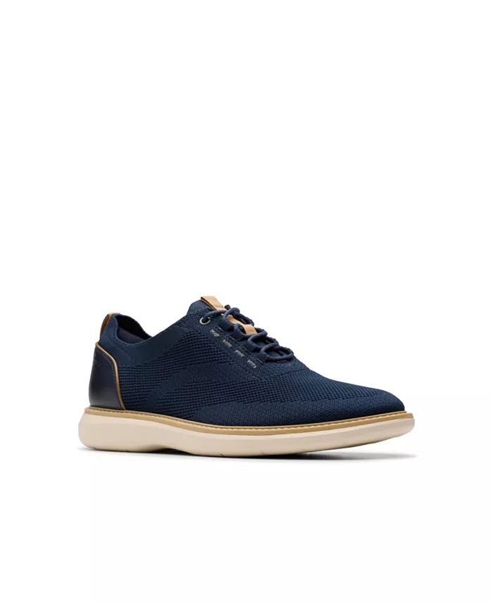 Мужские вязаные туфли Brantin Clarks, синий 
Мужские вязаные туфли Brantin Clarks, синий