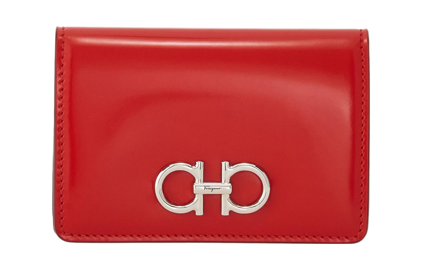 Ferragamo Женский держатель для карт GANCINI из коровьей кожи, красный
Ferragamo Женский держатель для карт GANCINI из коровьей кожи, красный