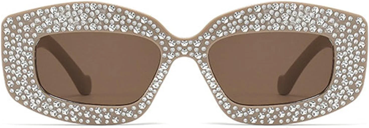 Солнцезащитные очки Willochra Fashion Crystal неправильной формы в стиле Y2K для женщин, квадратные элегантные солнцезащитные очки с блестящими стразами F25, Brown
Солнцезащитные очки Willochra Fashion Crystal неправильной формы в стиле Y2K для женщин, квадратные элегантные солнцезащитные очки с блестящими стразами F25, Brown