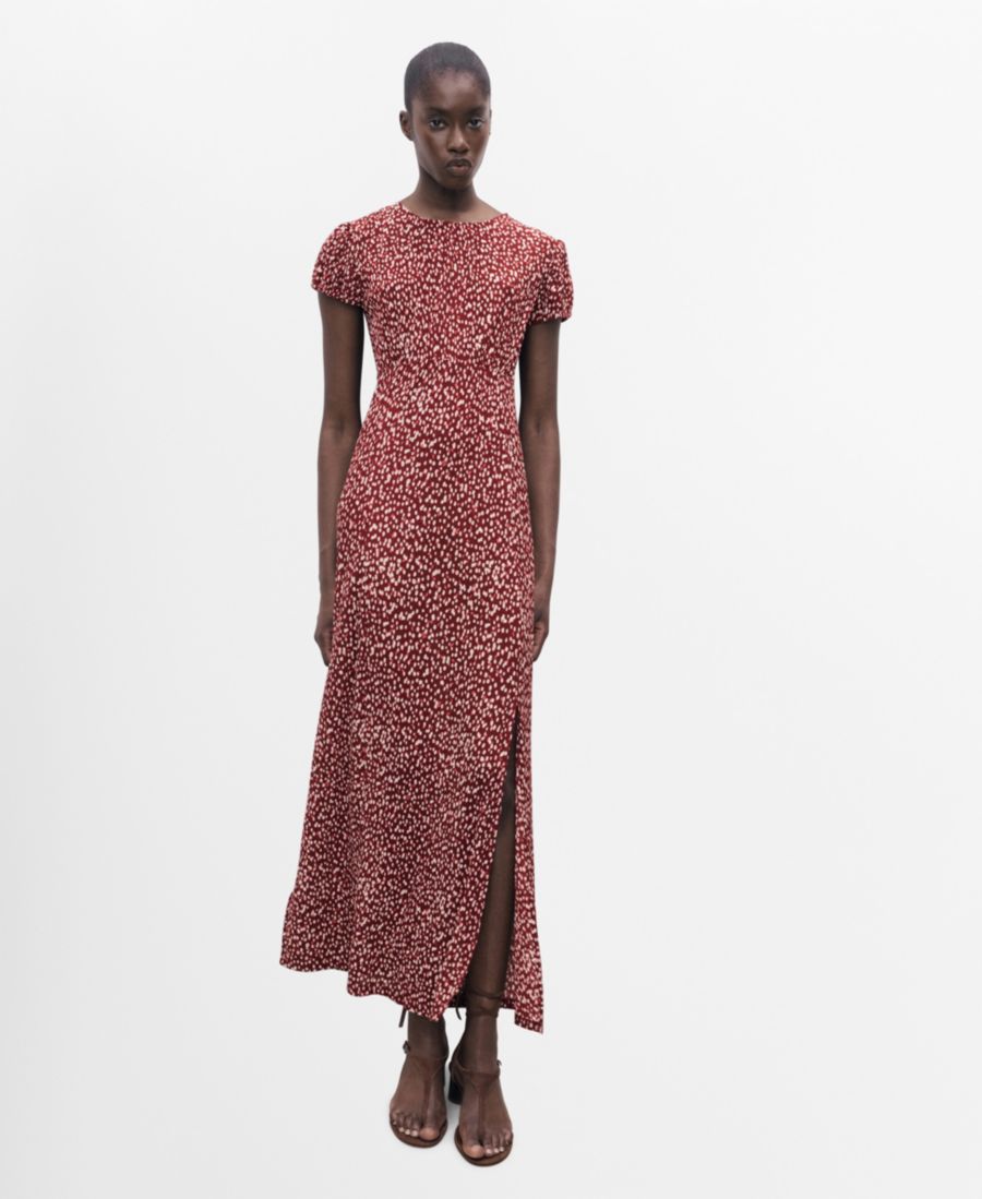 Женское плиссированное платье с цветочным принтом MANGO, Burgundy
Женское плиссированное платье с цветочным принтом MANGO, Burgundy