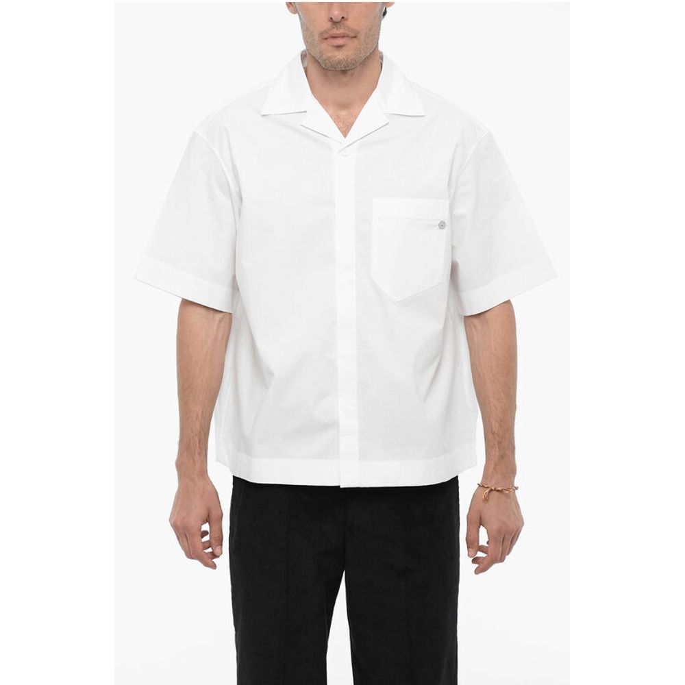 Рубашка свободного кроя из хлопка с нагрудным карманом Neil Barrett, White
Рубашка свободного кроя из хлопка с нагрудным карманом Neil Barrett, White