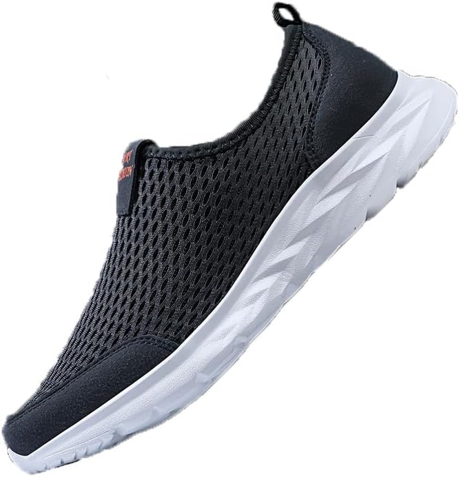 Кроссовки HoaloX для мужчин с сетчатым верхом без шнурков - спортивная обувь - удобные и дышащие прогулочные туфли, темно-синий
Кроссовки HoaloX для мужчин с сетчатым верхом без шнурков - спортивная обувь - удобные и дышащие прогулочные туфли, темно-синий