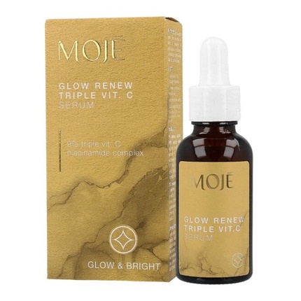 Сыворотка для лица Moje Glow & Bright Glow Renew Triple Vitamin C Serum 30ml Brightening
Сыворотка для лица Moje Glow & Bright Glow Renew Triple Vitamin C Serum 30ml Brightening