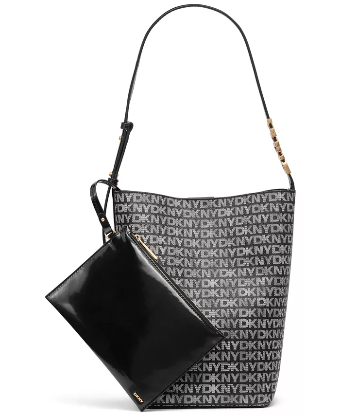 Сумка-ведро Avril Small Logo DKNY, черный
Сумка-ведро Avril Small Logo DKNY, черный