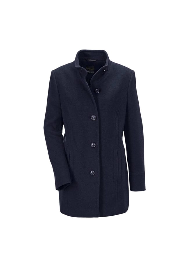 Короткий размер: куртка из натуральной шерсти с изящными деталями. Goldner, синий
Короткий размер: куртка из натуральной шерсти с изящными деталями. Goldner, синий