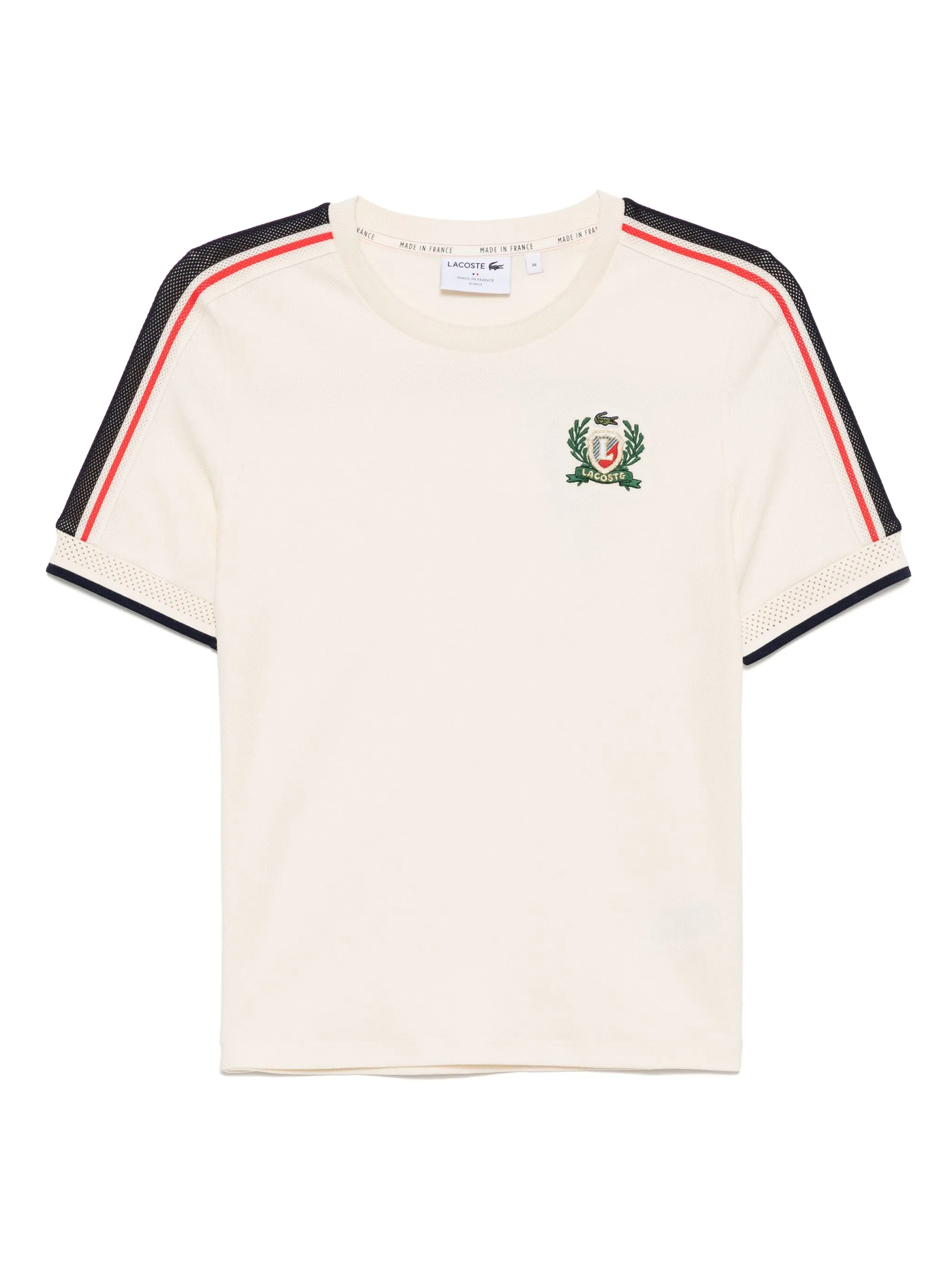 Фактурная футболка из ткани пике Lacoste, кремовый
Фактурная футболка из ткани пике Lacoste, кремовый